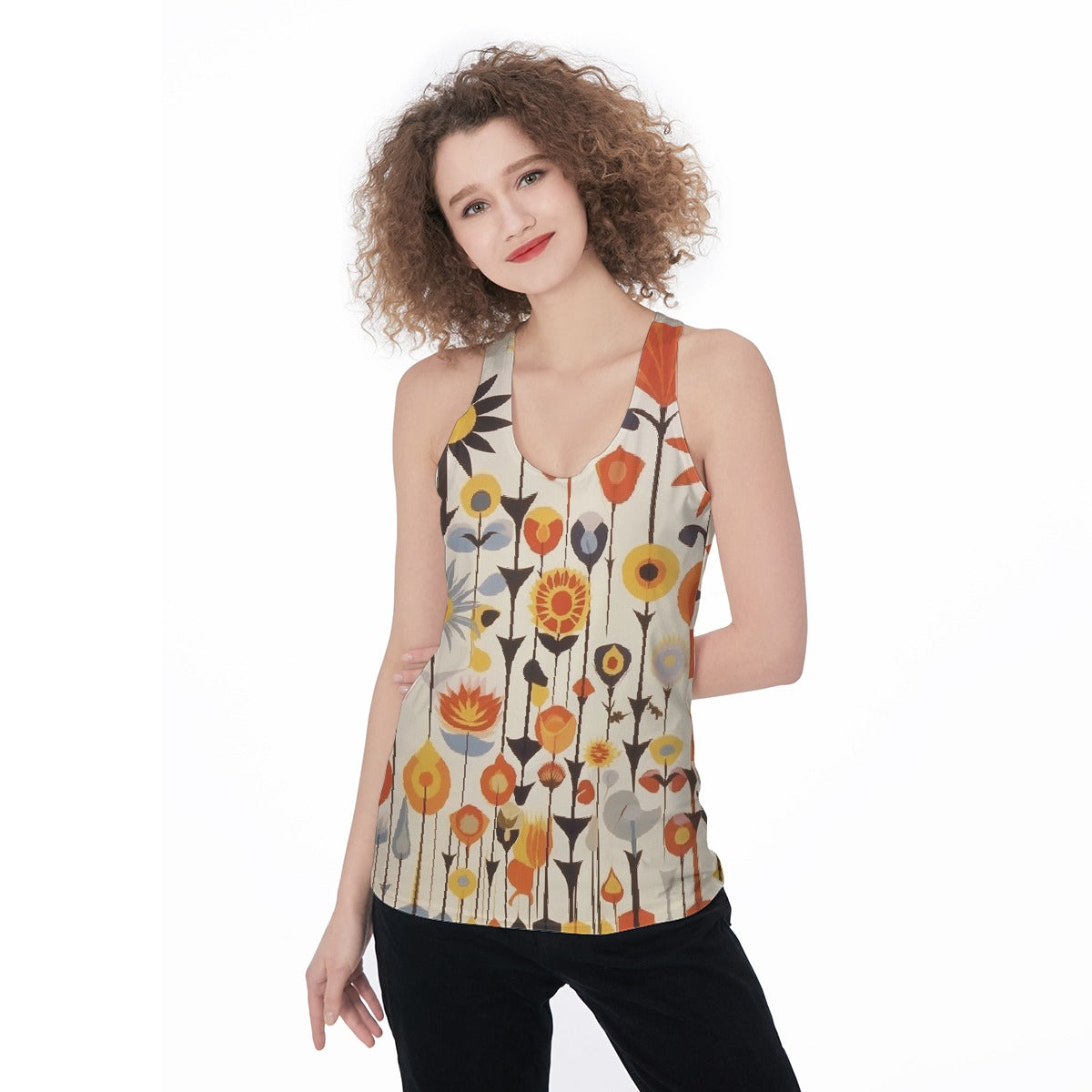 All-Over Print Women's Racerback Tank Top