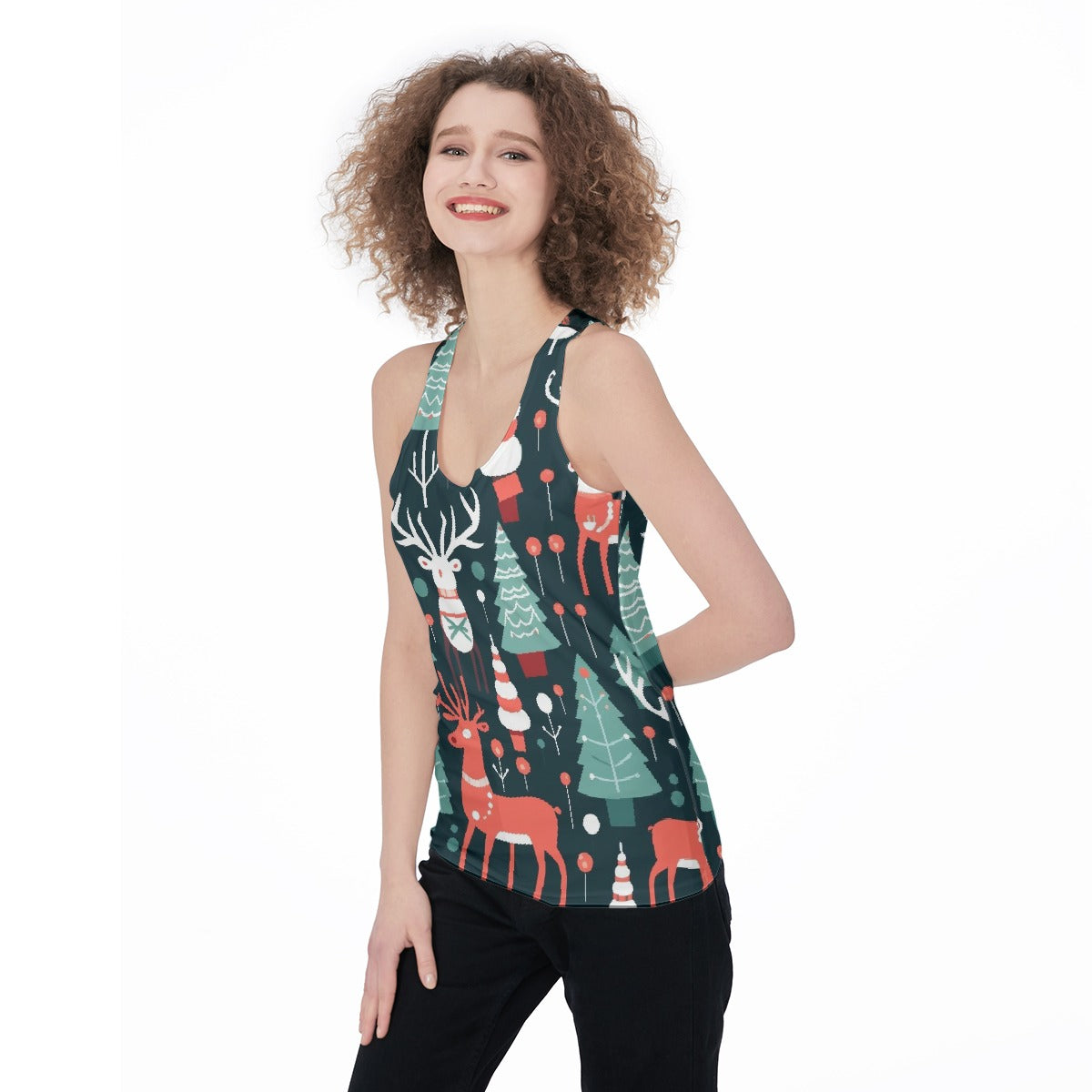 All-Over Print Women's Racerback Tank Top