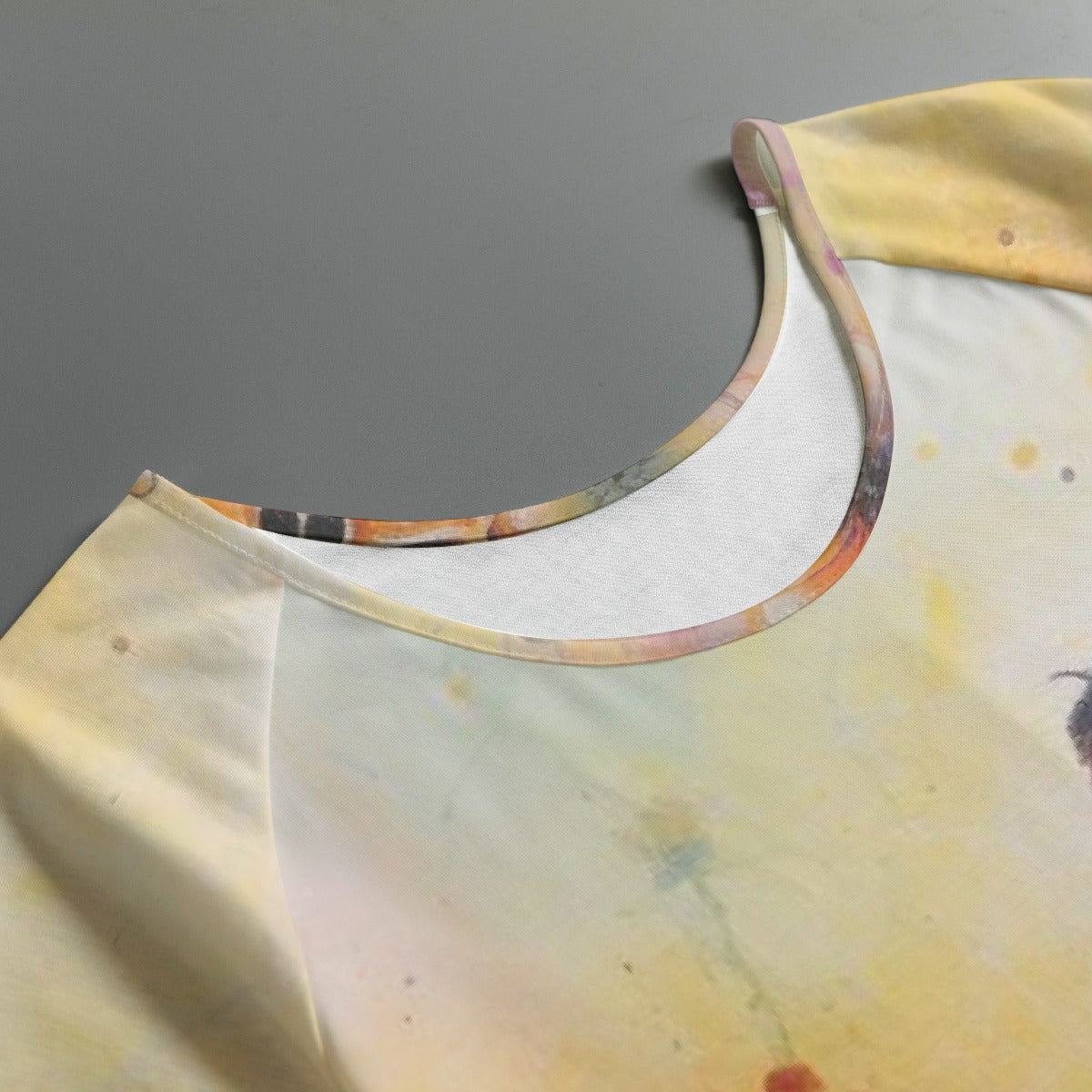 All-Over Print Women's Round Neck T-shirt With Raglan Sleeve