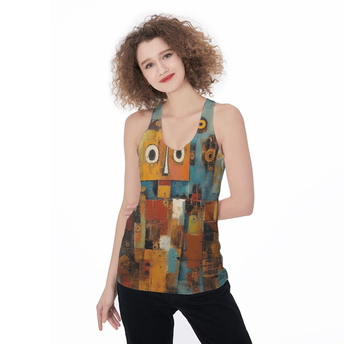 All-Over Print Women's Racerback Tank Top