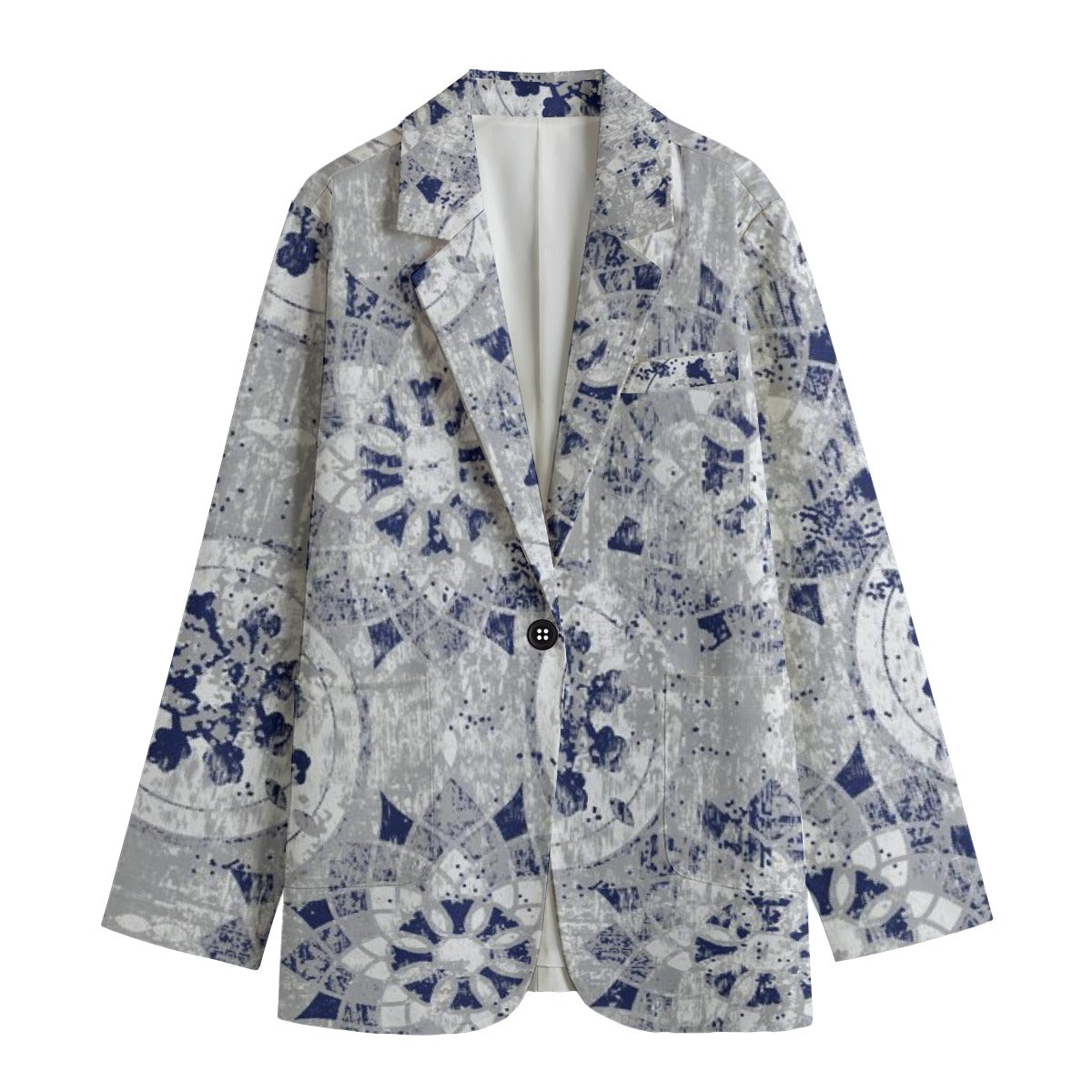 All-Over Print Women's Leisure Blazer