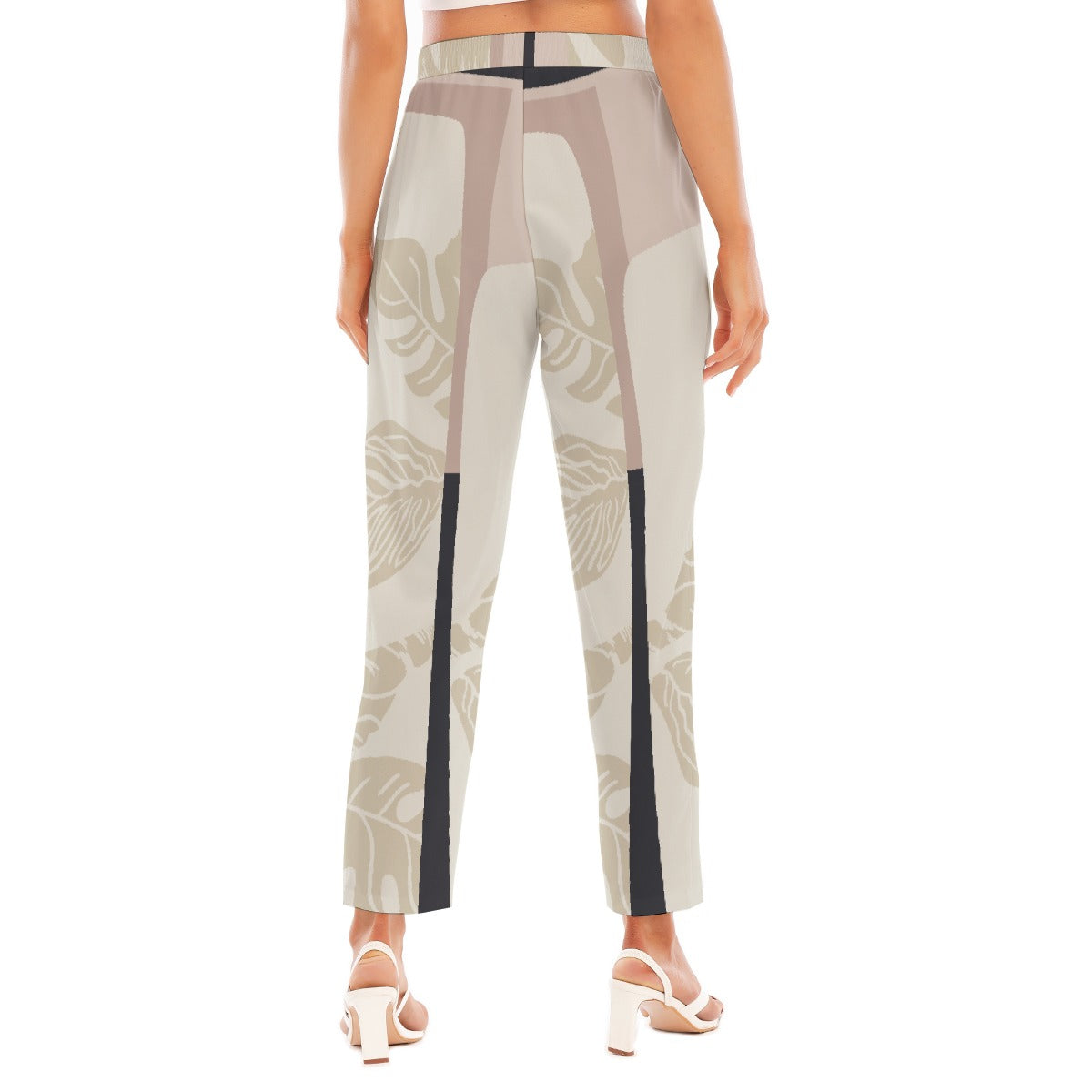 All-Over Print Women's Loose Straight-leg Pants