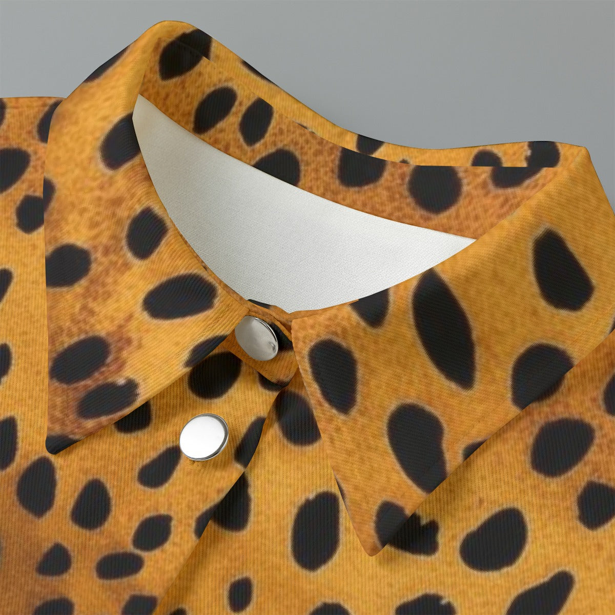 All-Over Print Women's Cropped Jacket | 245GSM Cotton