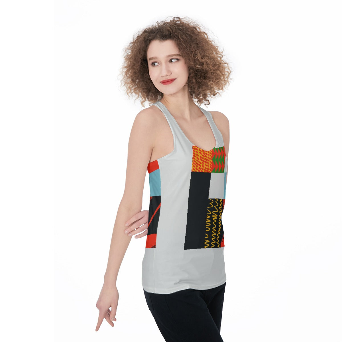 All-Over Print Women's Racerback Tank Top