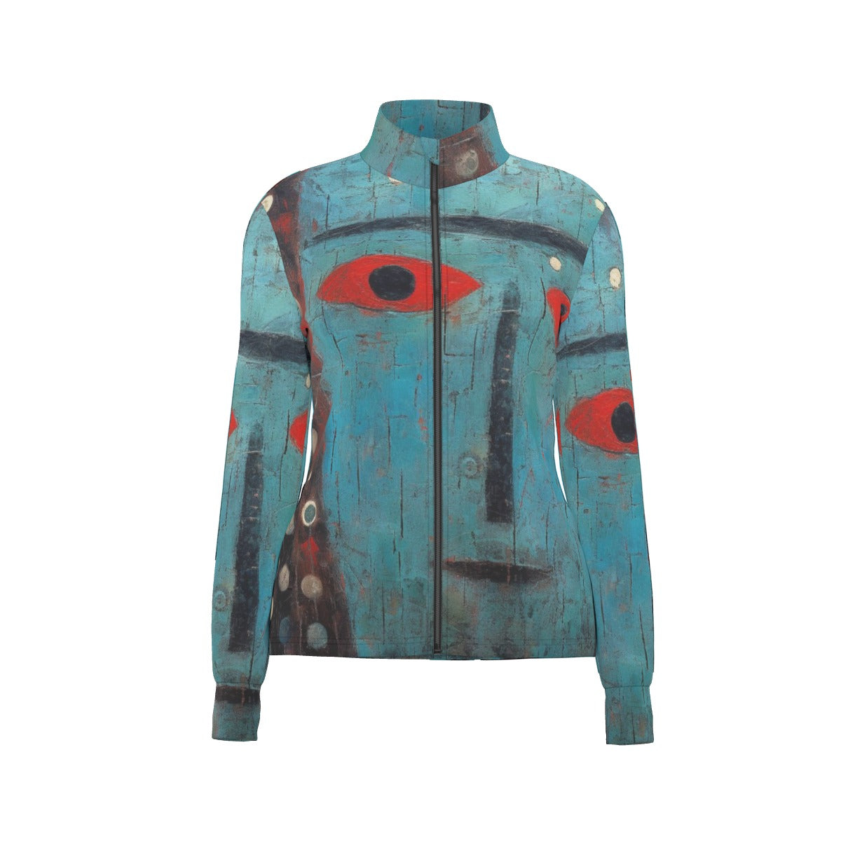 All-Over Print Women's Long Sleeve Thumbhole Jacket