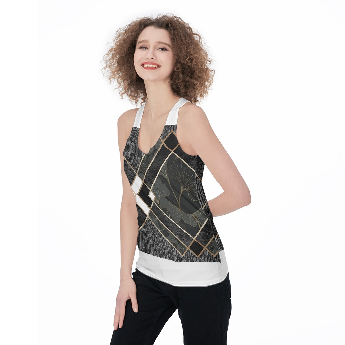 All-Over Print Women's Racerback Tank Top