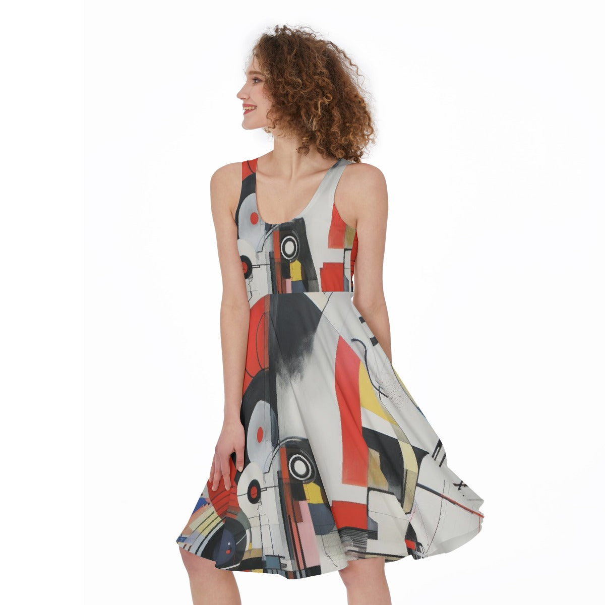 All-Over Print Women's Sleeveless Dress