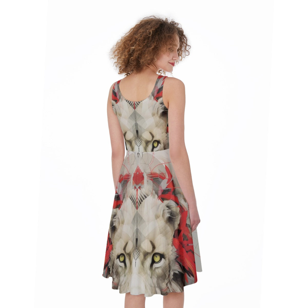 All-Over Print Women's Sleeveless Dress