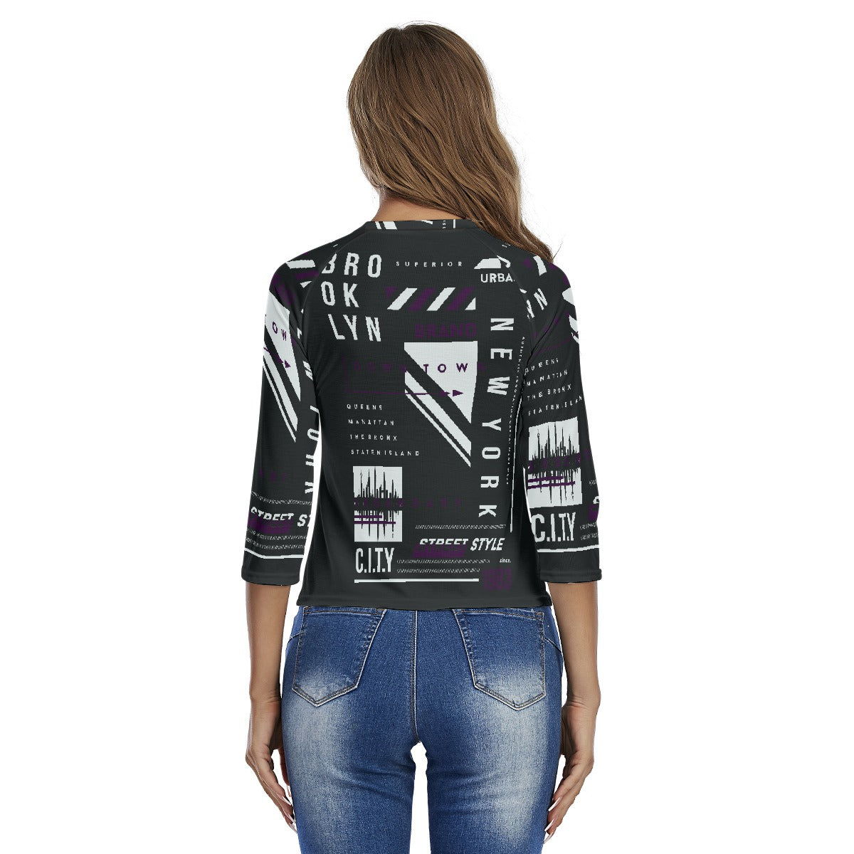 All-Over Print Women's Raglan Sleeves T-shirts