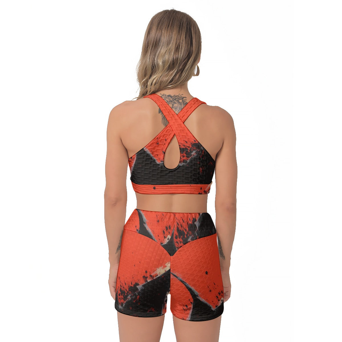 All-Over Print Women's Sports Bra Suit