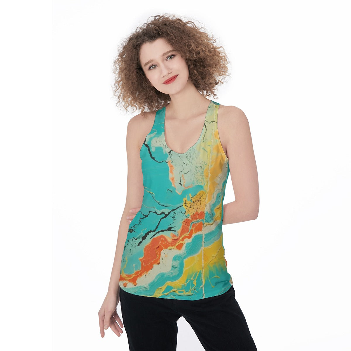 All-Over Print Women's Racerback Tank Top