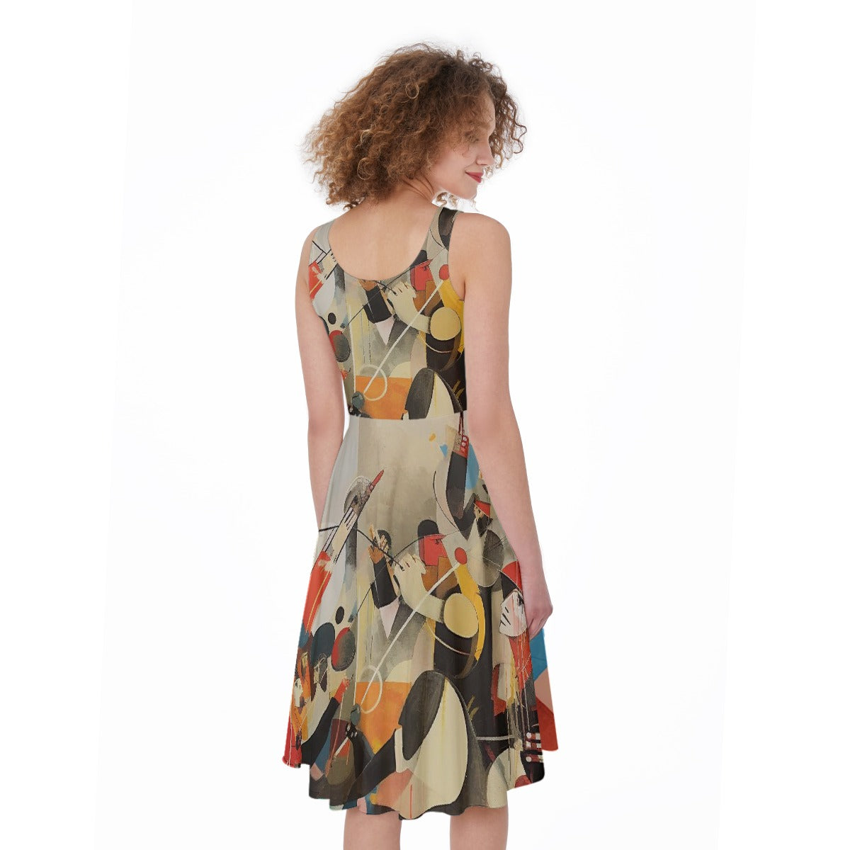 All-Over Print Women's Sleeveless Dress