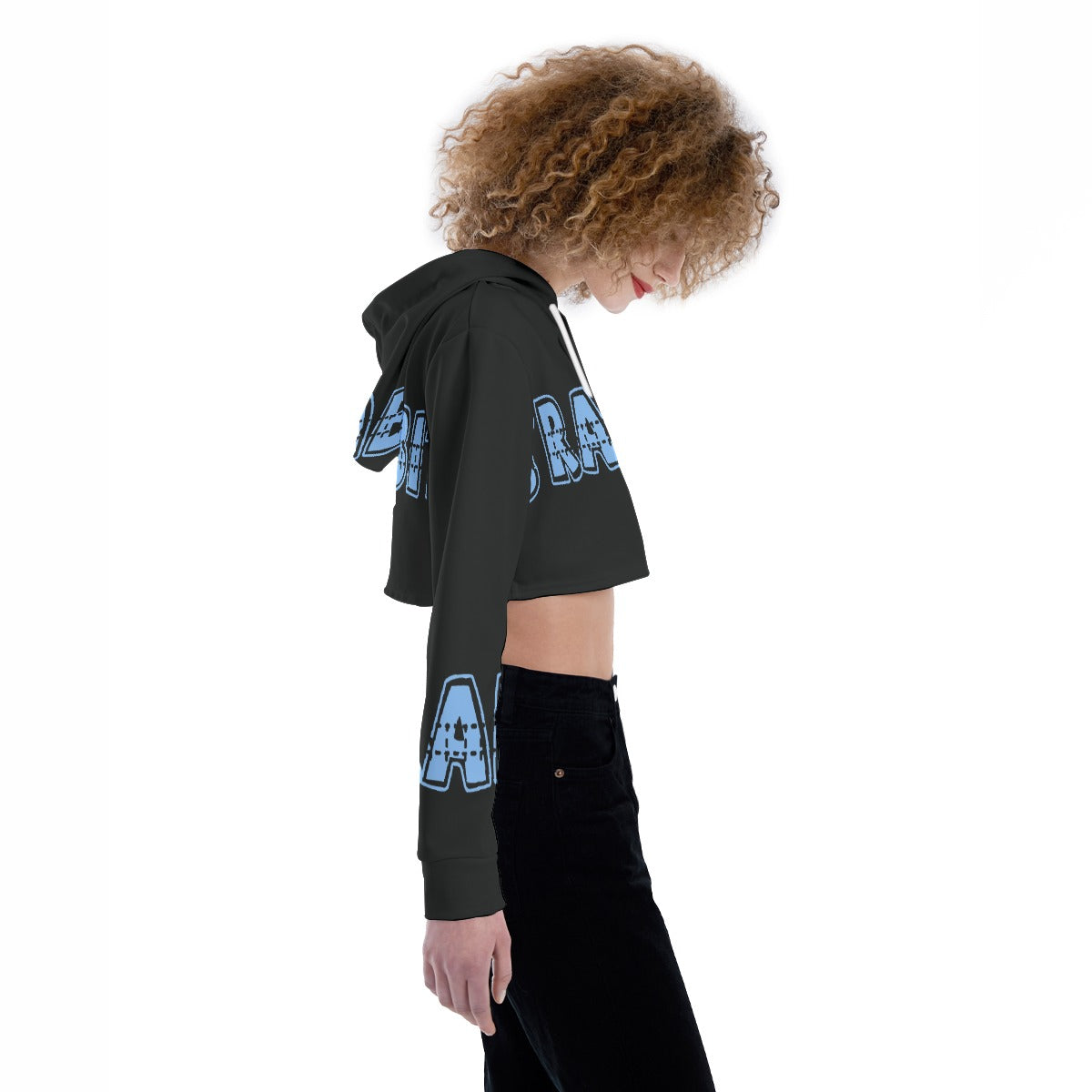 All-Over Print Women's Crop Top Hoodie