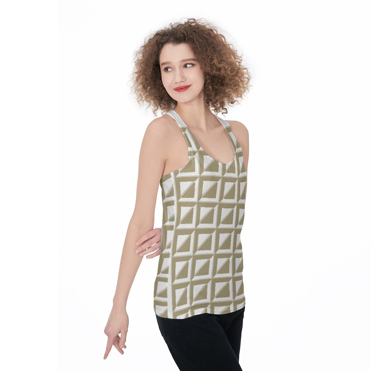 All-Over Print Women's Racerback Tank Top