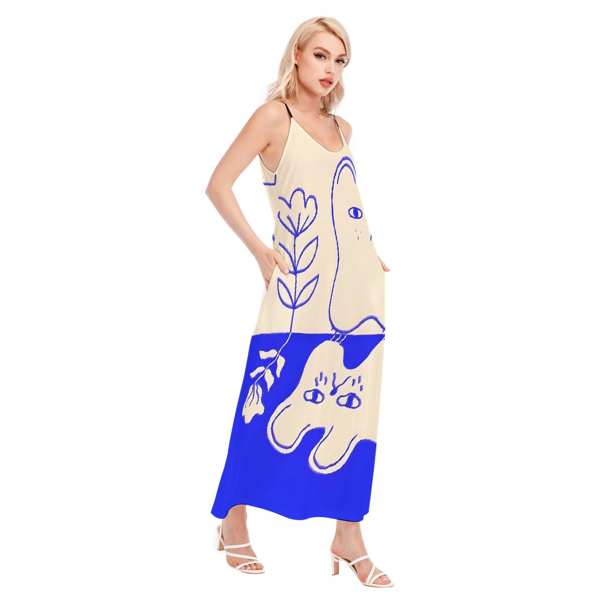 All-Over Print Women's Sling Dress