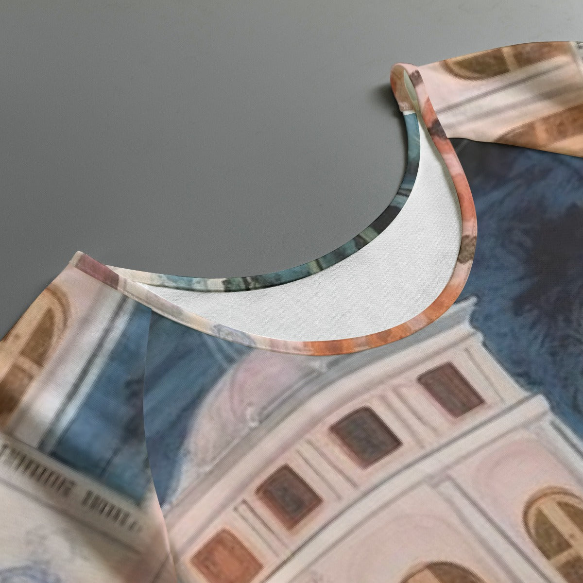 All-Over Print Women's Round Neck T-shirt With Raglan Sleeve