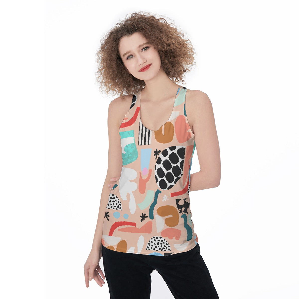 All-Over Print Women's Racerback Tank Top