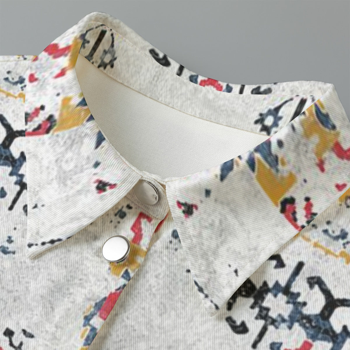 All-Over Print Women's Cropped Jacket | 245GSM Cotton