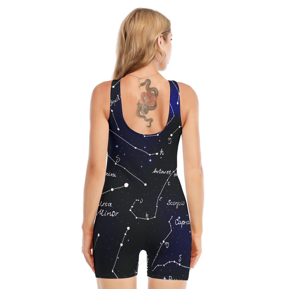 All-Over Print Women's Sleeveless One-piece Swimsuit