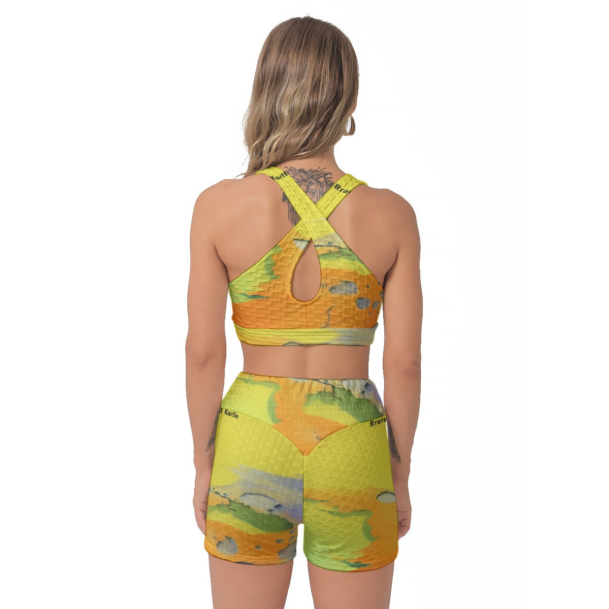 All-Over Print Women's Sports Bra Suit