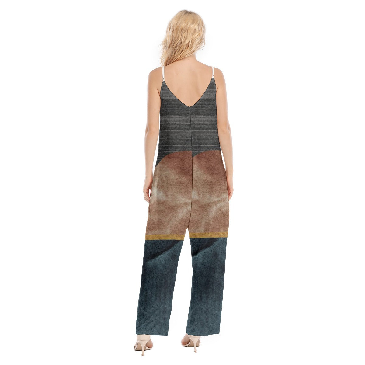 All-Over Print Women's Loose Cami Jumpsuit