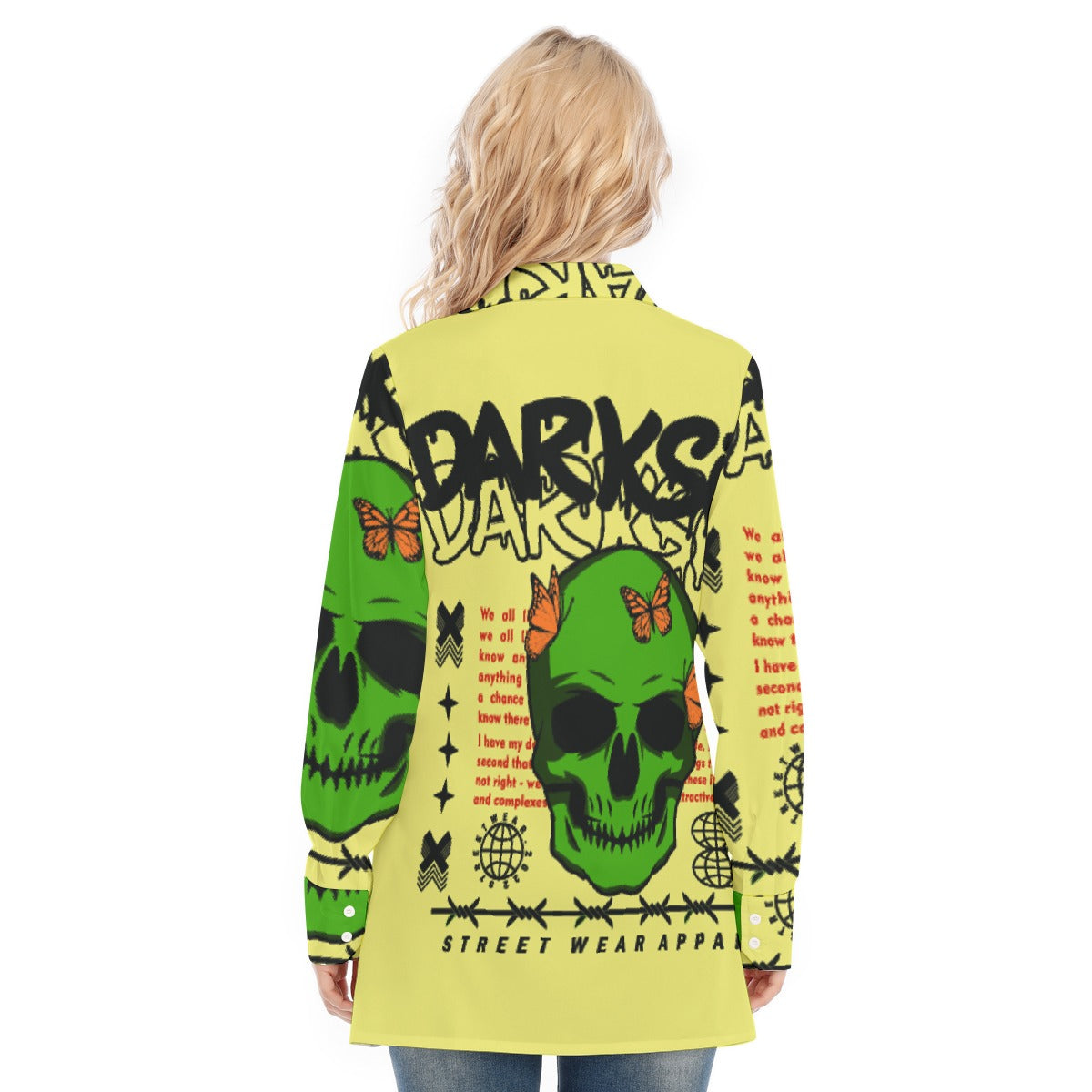 All-Over Print Women's Long Shirt