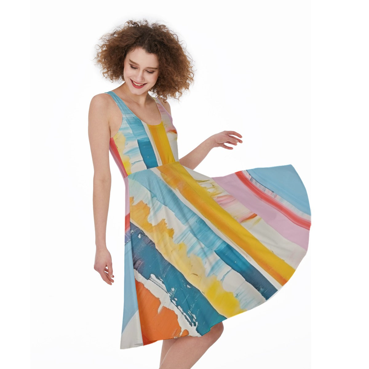 All-Over Print Women's Sleeveless Dress