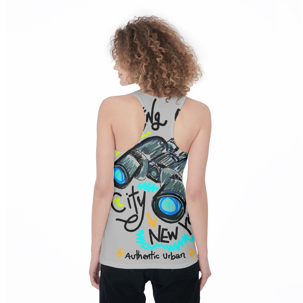 All-Over Print Women's Racerback Tank Top