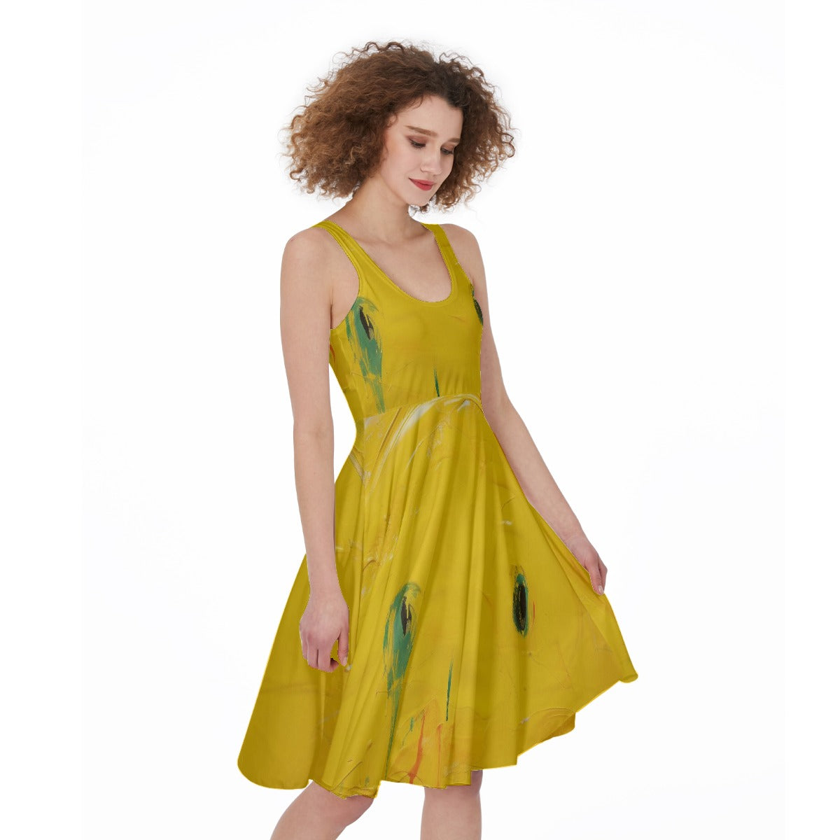 All-Over Print Women's Sleeveless Dress