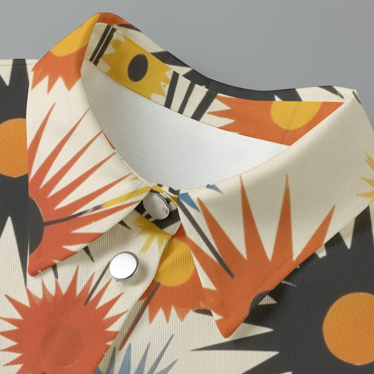 All-Over Print Women's Cropped Jacket | 245GSM Cotton