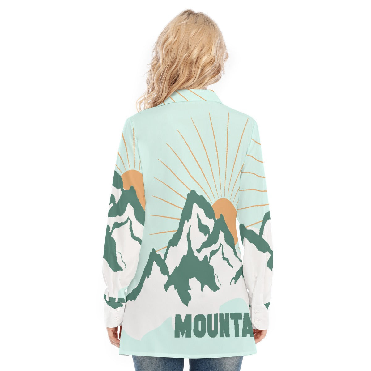 All-Over Print Women's Long Shirt