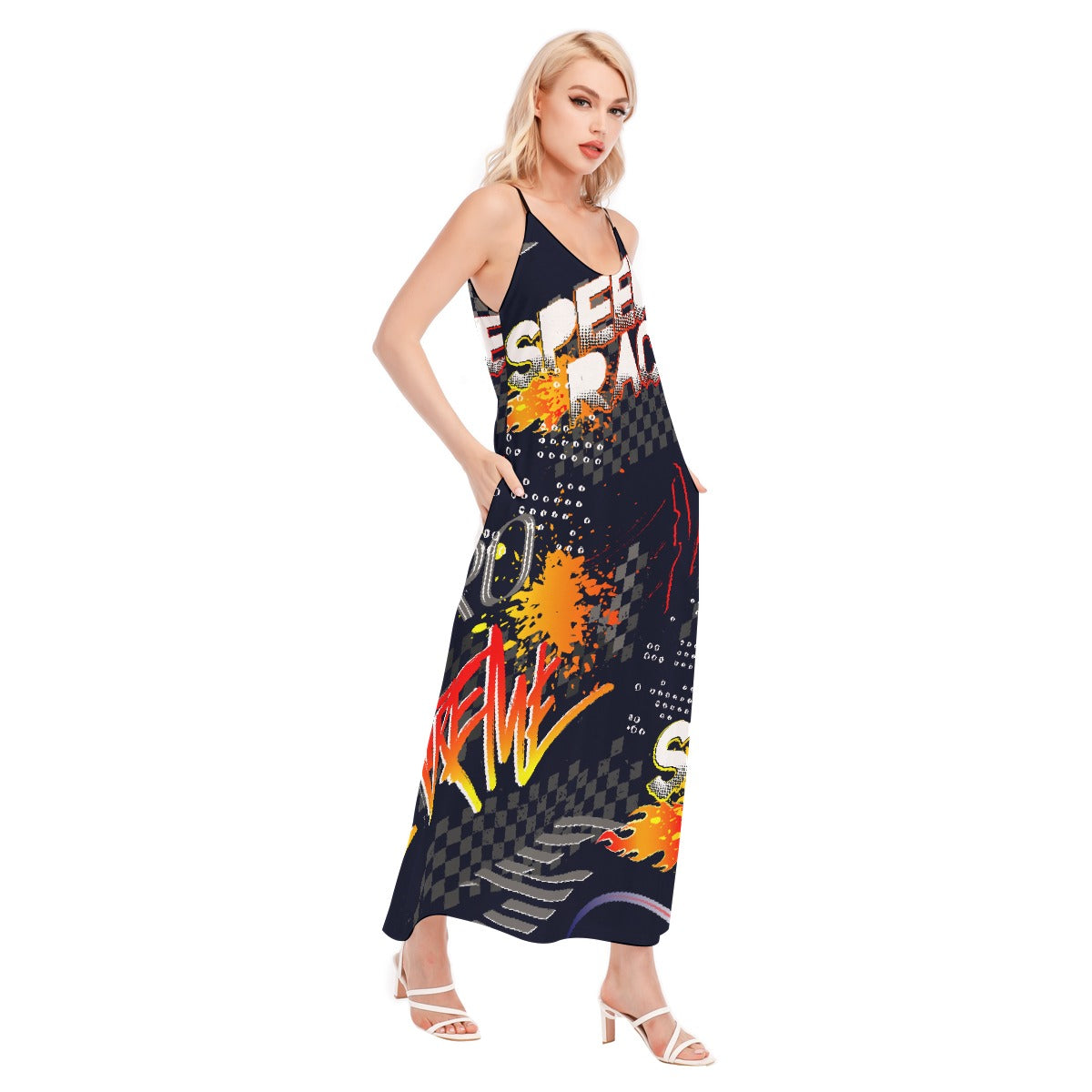 All-Over Print Women's Sling Dress