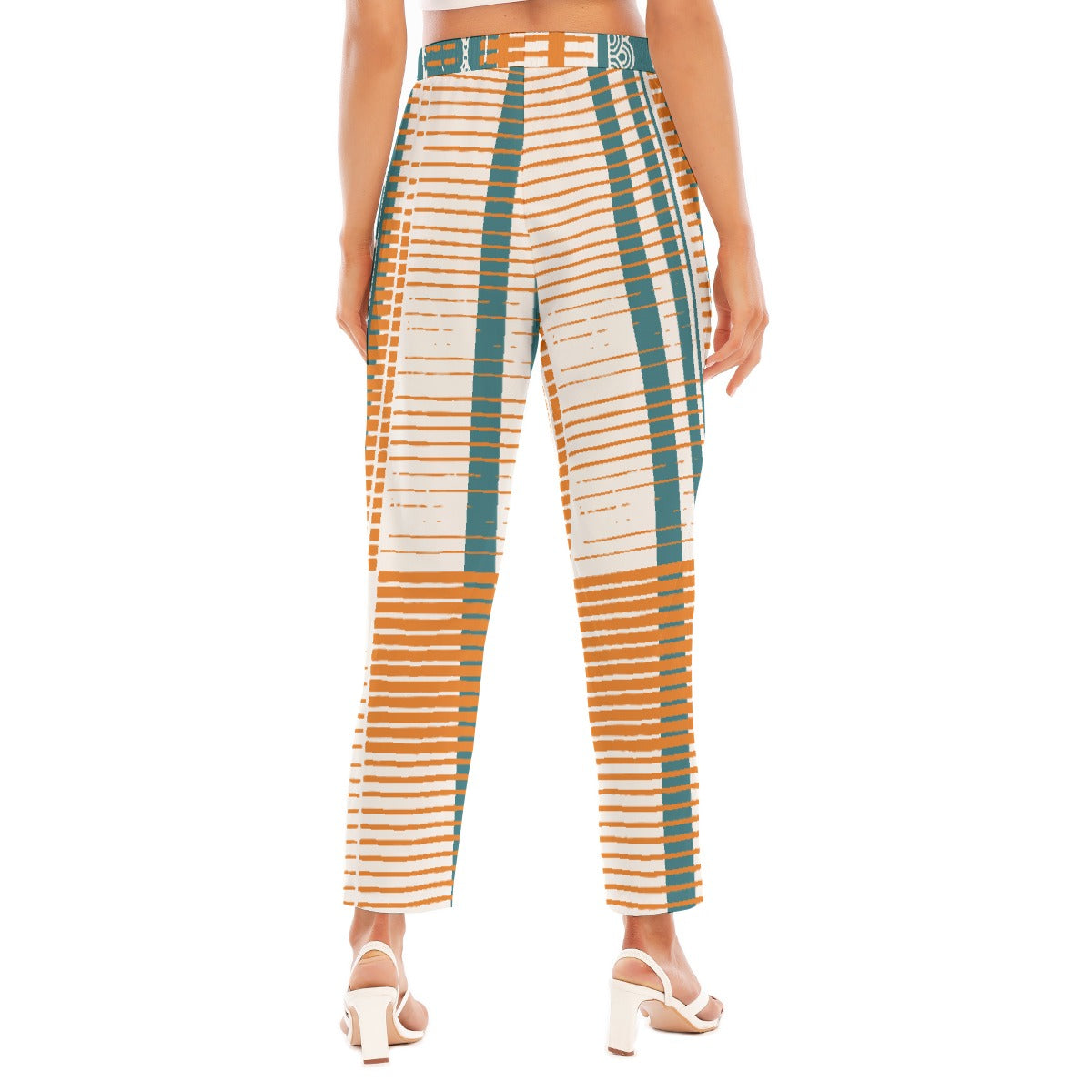 All-Over Print Women's Loose Straight-leg Pants