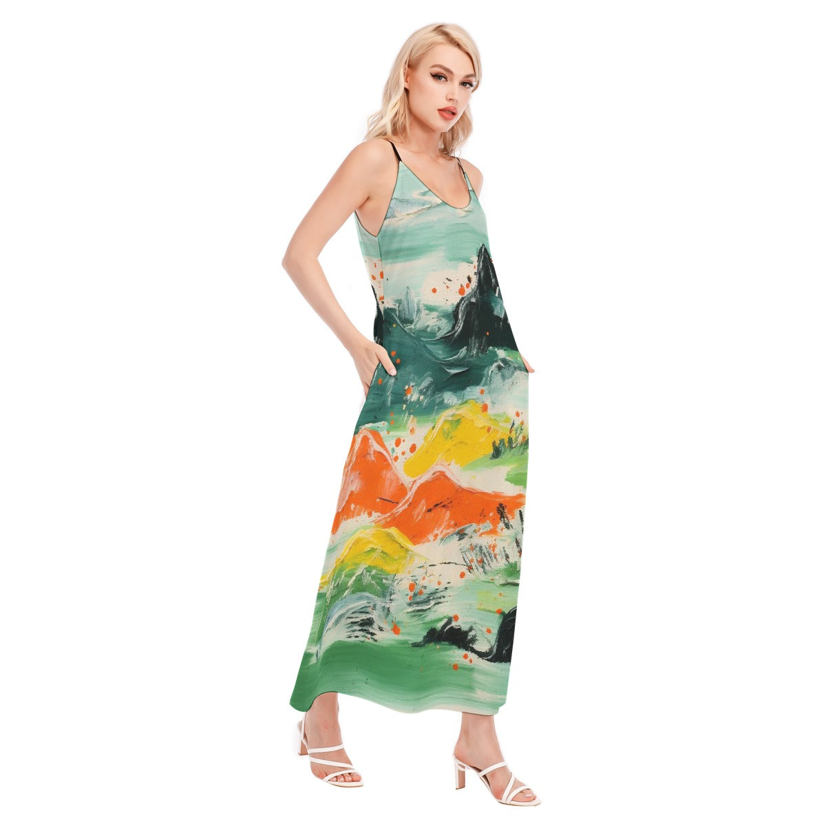 All-Over Print Women's Sling Dress