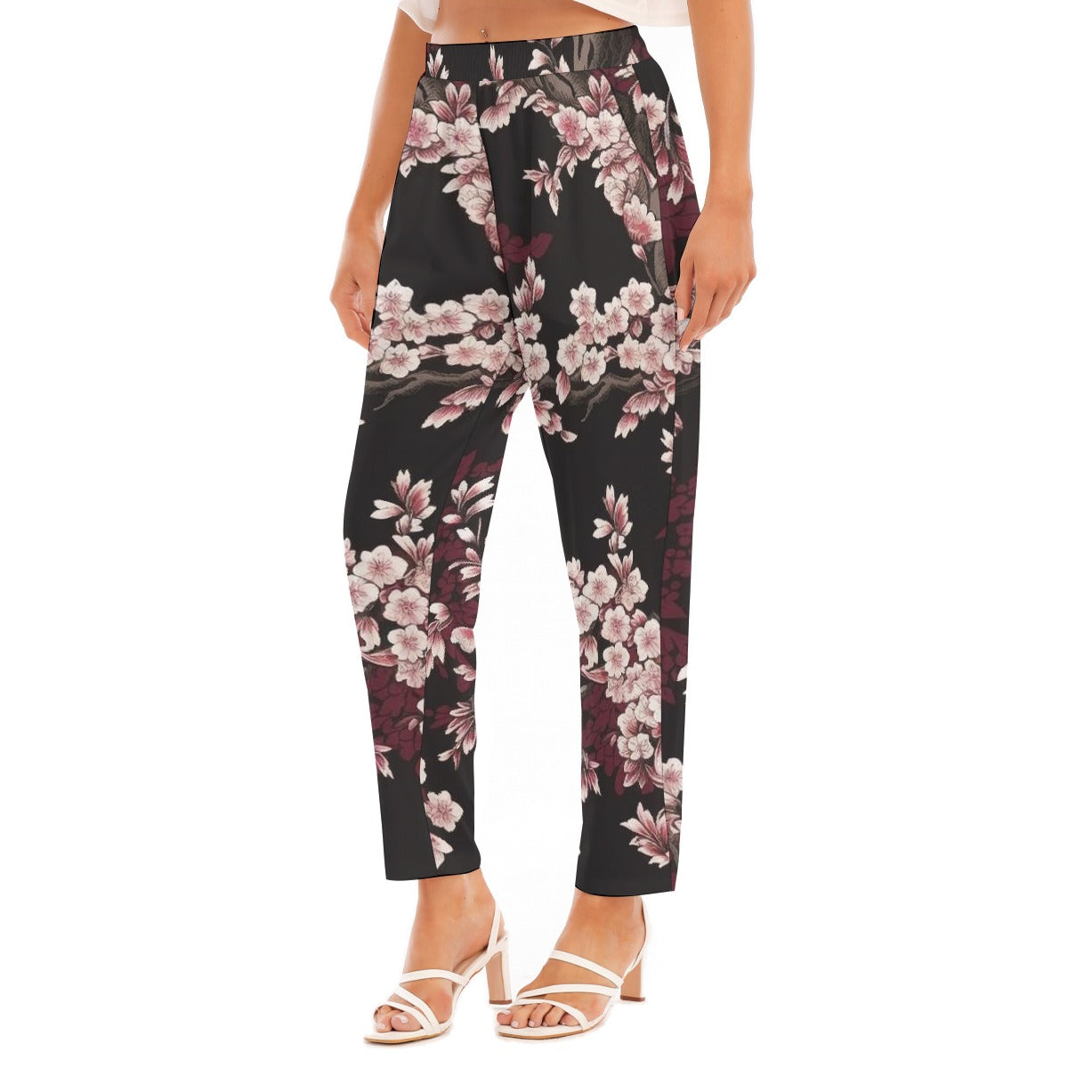 All-Over Print Women's Loose Straight-leg Pants