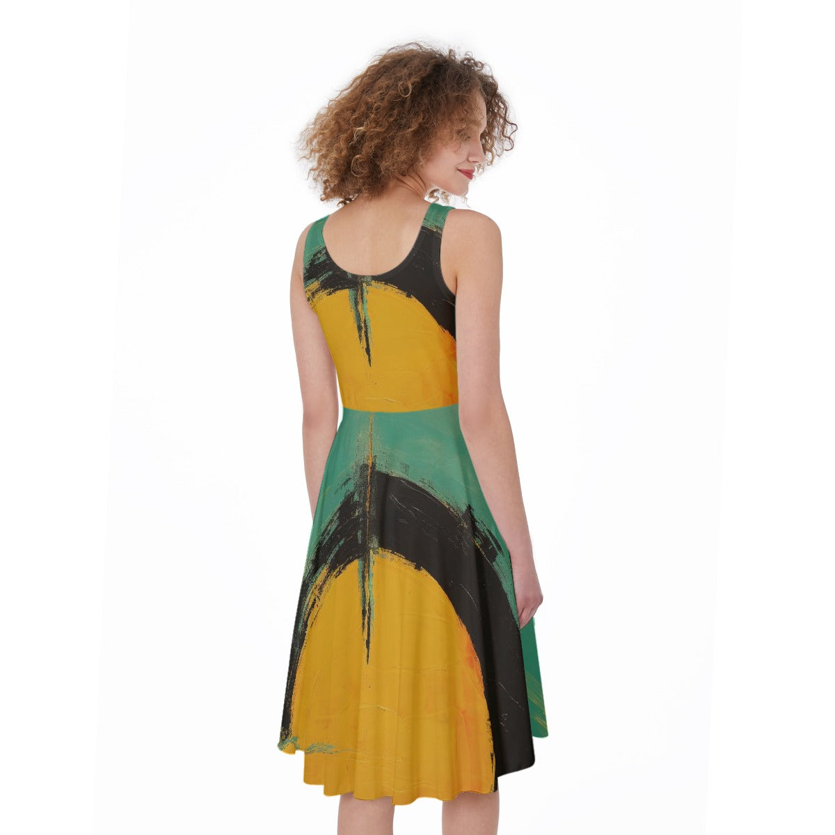 All-Over Print Women's Sleeveless Dress
