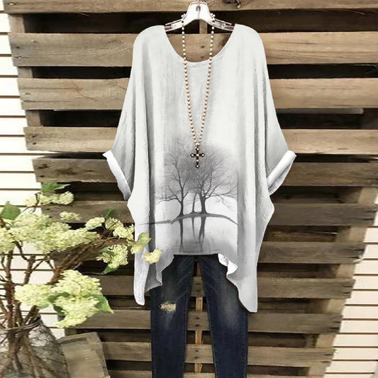 All-Over Print Women's Bat Sleeve Shirt