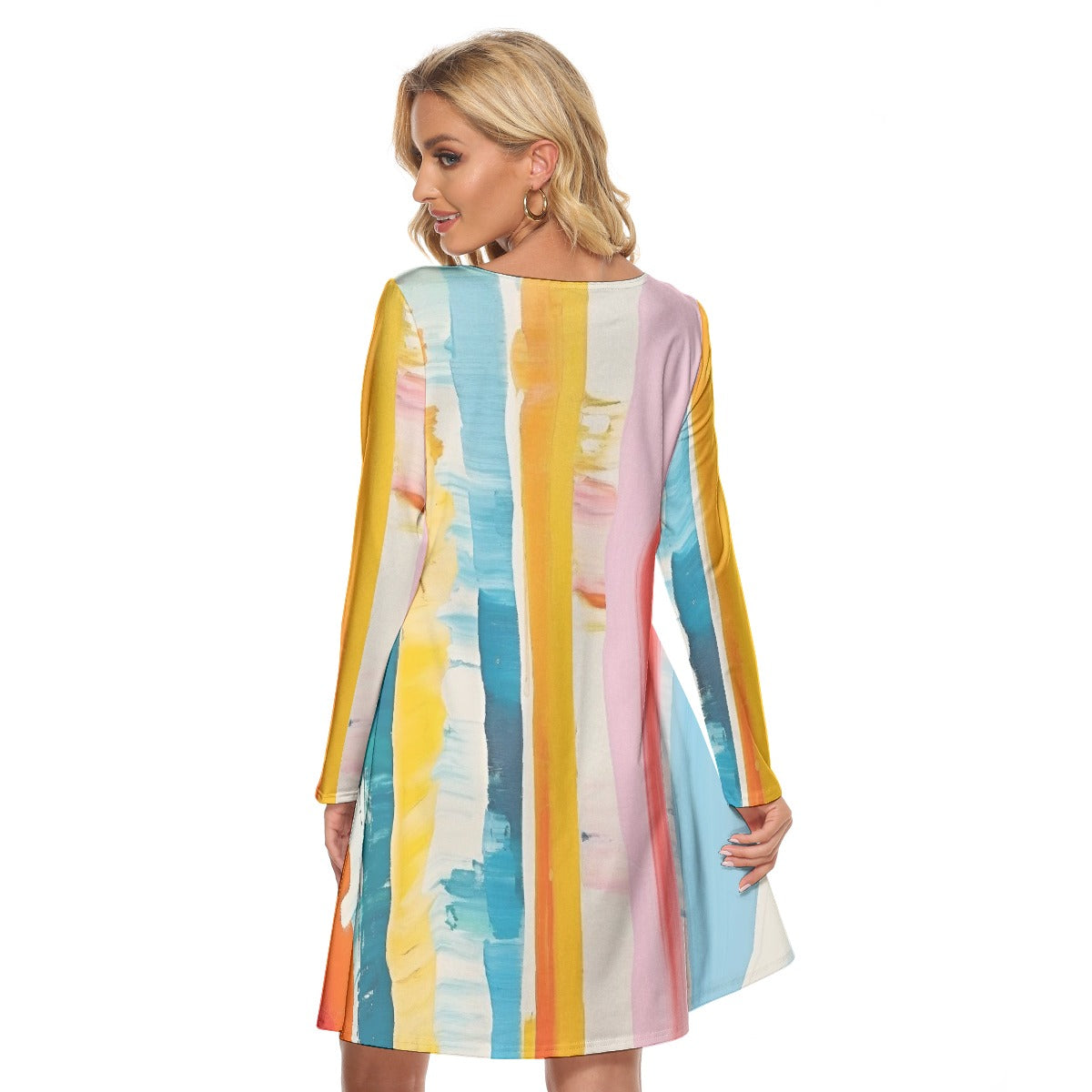All-Over Print Women's Crew Neck Dress