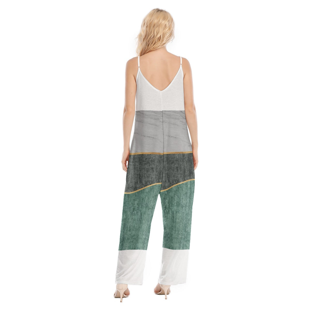 All-Over Print Women's Loose Cami Jumpsuit