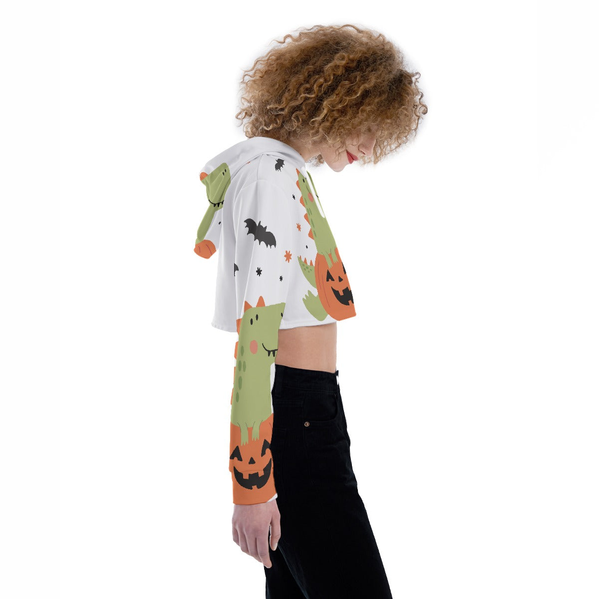All-Over Print Women's Crop Top Hoodie