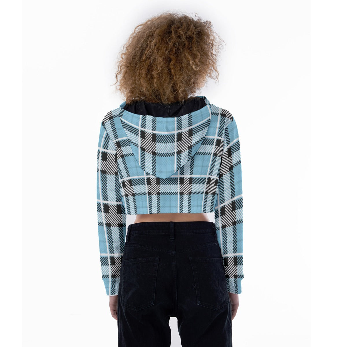 All-Over Print Women's Crop Top Hoodie