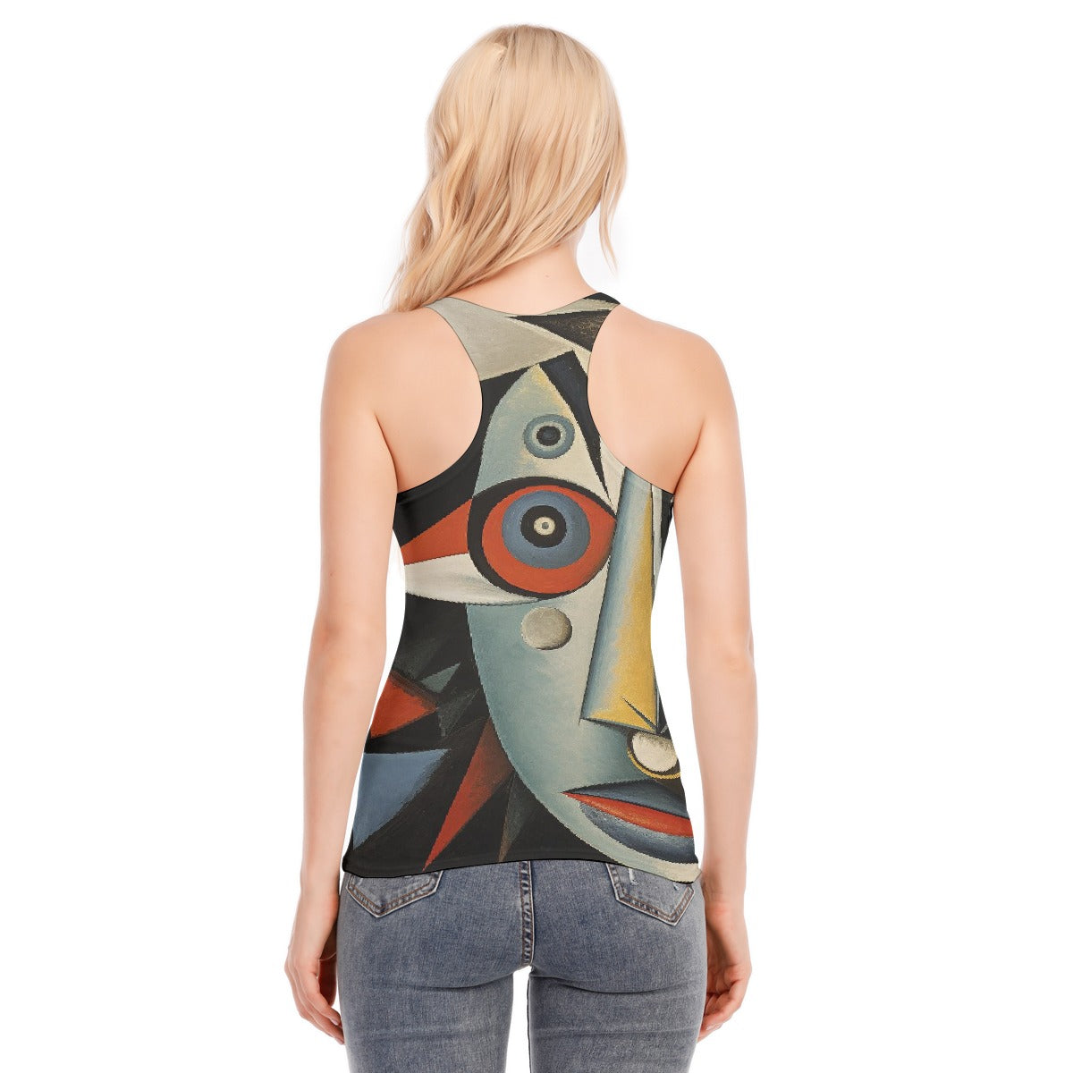All-Over Print Women's Racer Vest | 190GSM Cotton