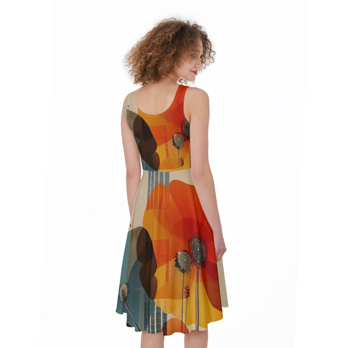 All-Over Print Women's Sleeveless Dress