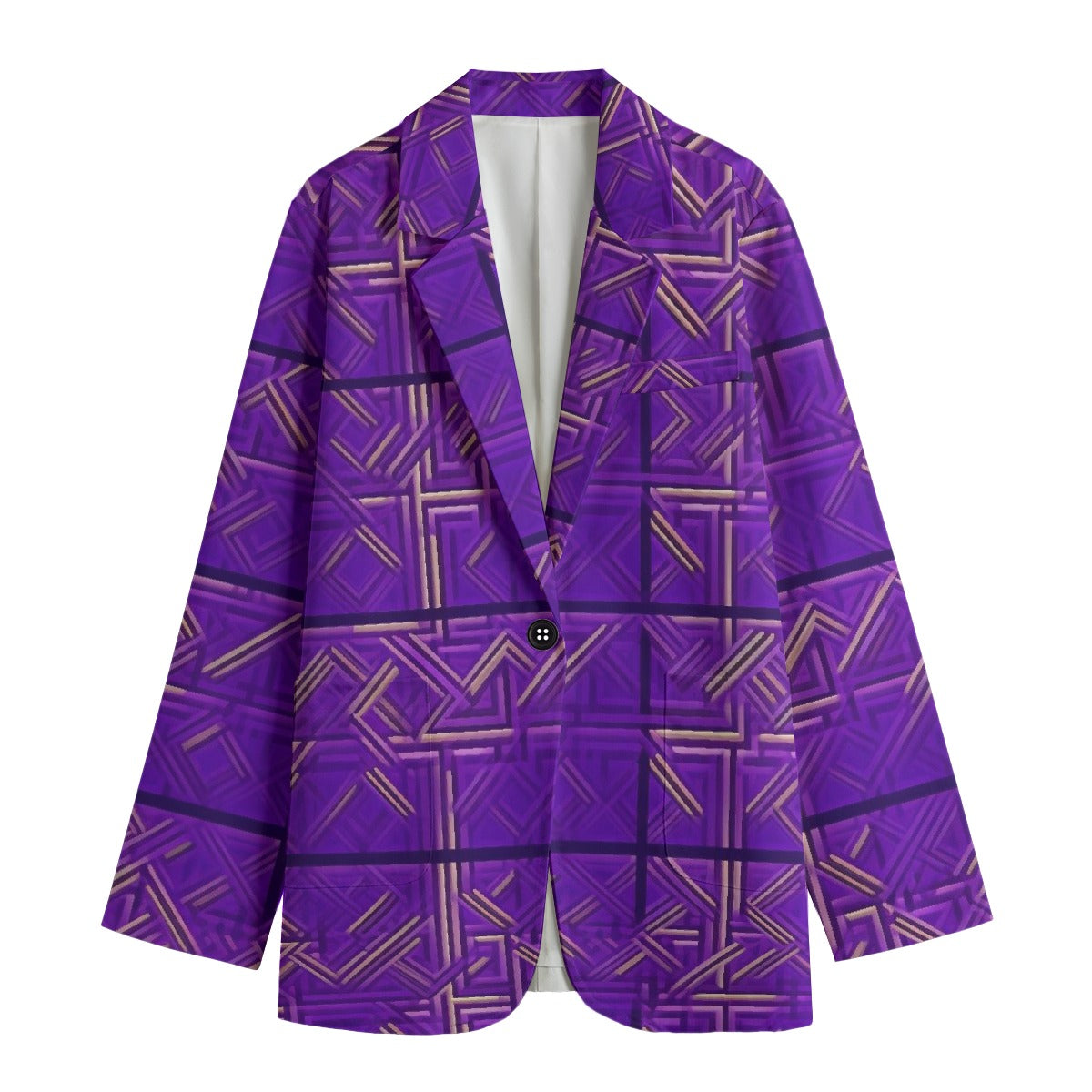 All-Over Print Women's Leisure Blazer