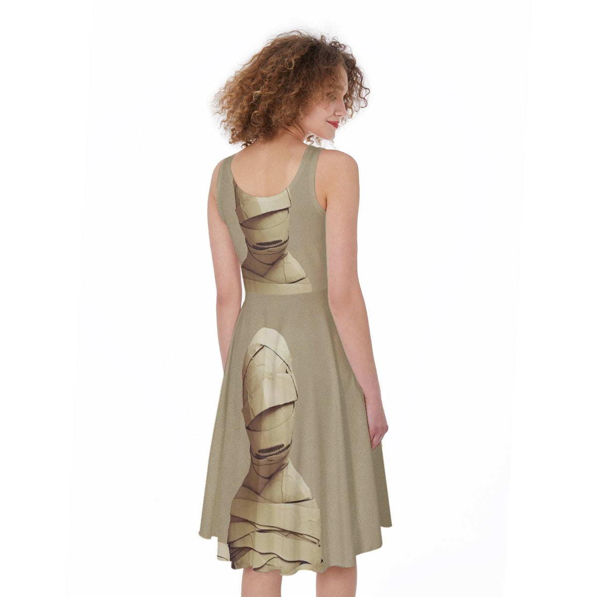 All-Over Print Women's Sleeveless Dress