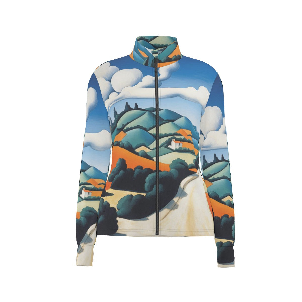 All-Over Print Women's Long Sleeve Thumbhole Jacket