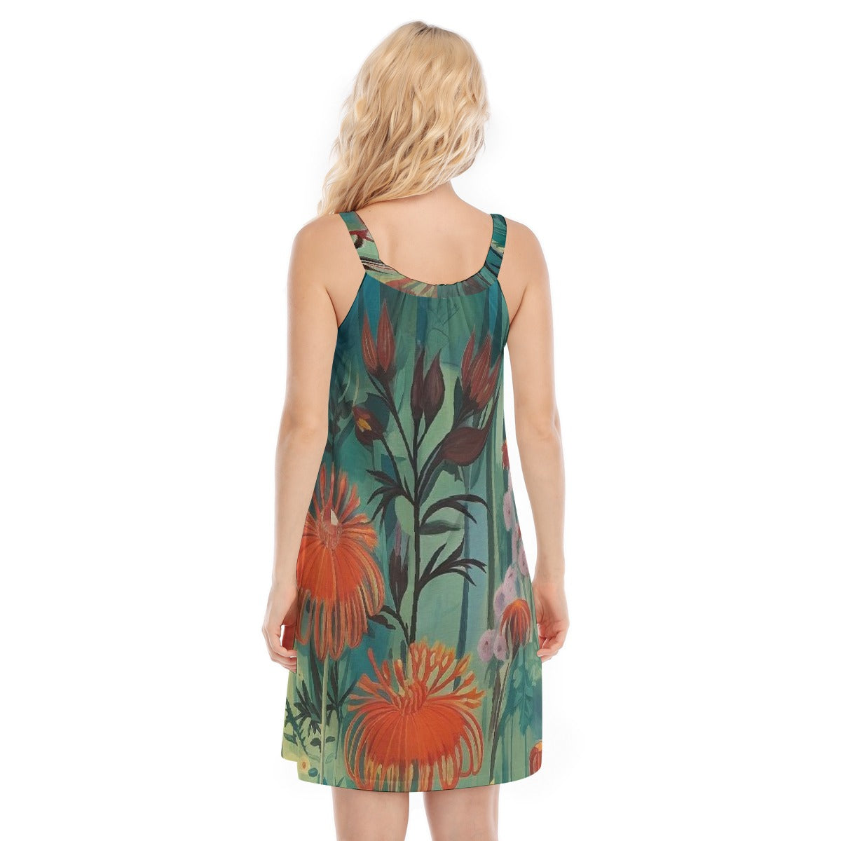 All-Over Print Women's Sleeveless Cami Dress