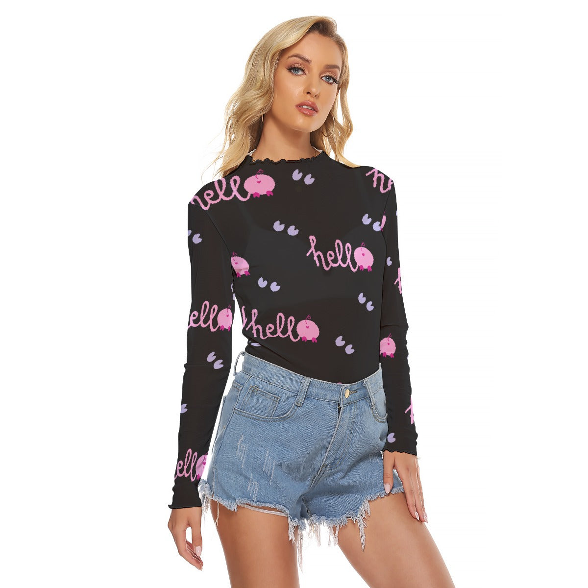 All-Over Print Women's Mesh T-shirt