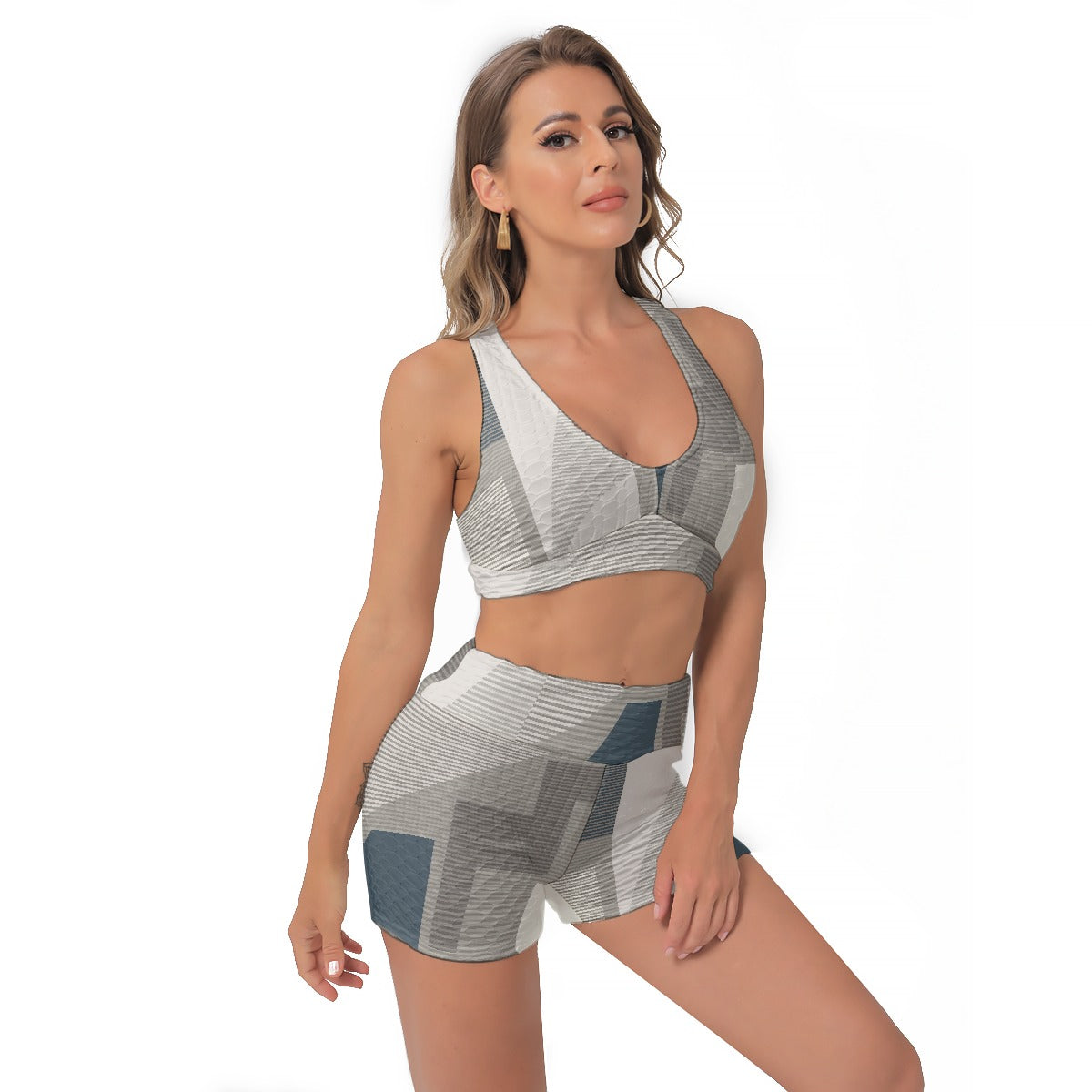 All-Over Print Women's Sports Bra Suit