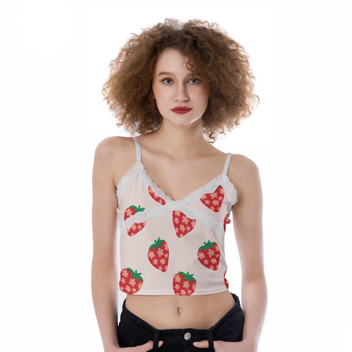 All-Over Print Women's Lace Camisole